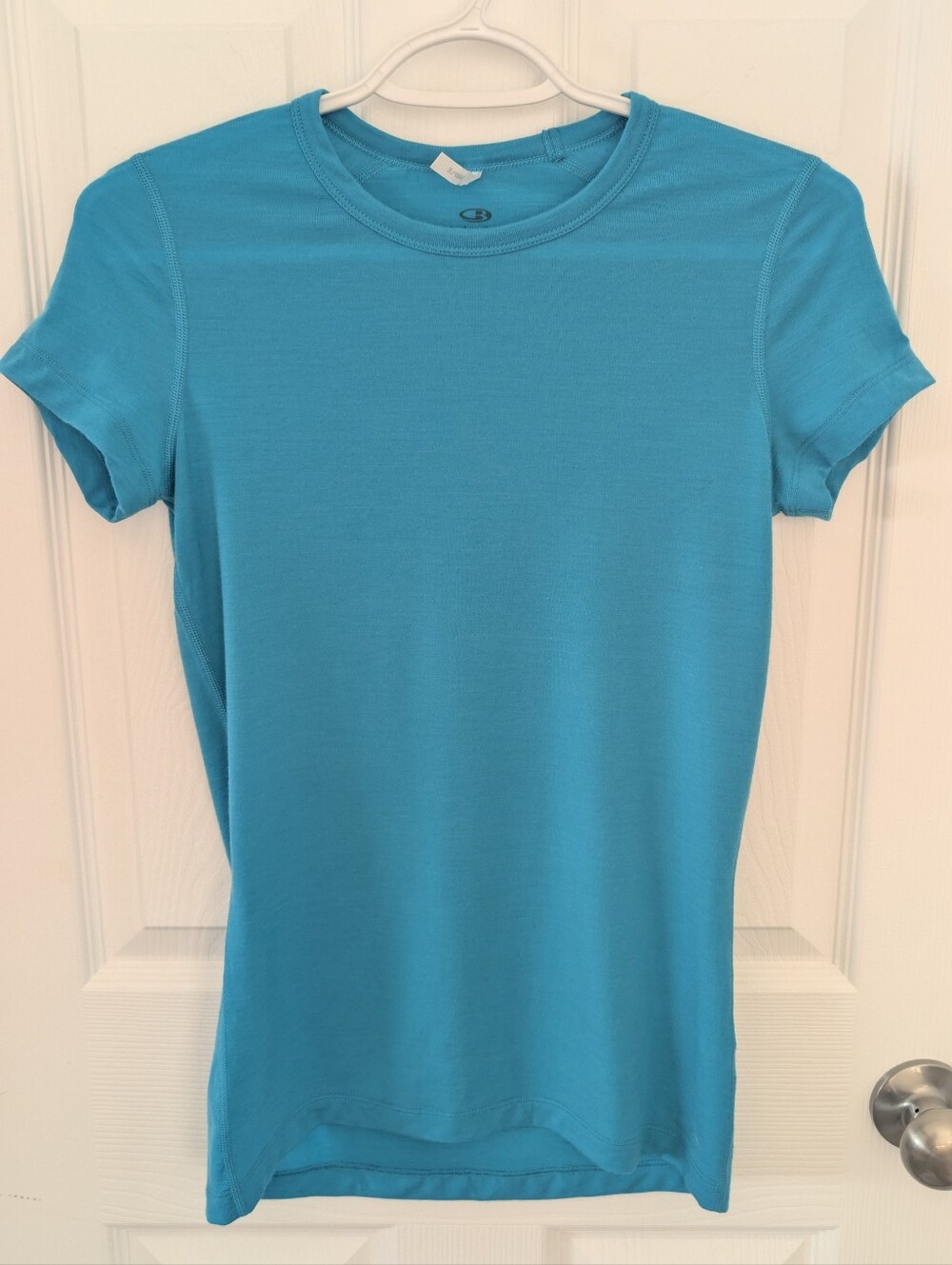 Icebreaker Women's Short Sleeve Crew Tee - Turquoise Blue